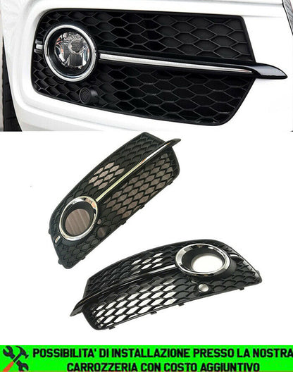 GRIGLIE FENDINEBBIA SQ5 A NIDO D'APE PER AUDI Q5 8R 2013-2016 PARAURTI SLINE