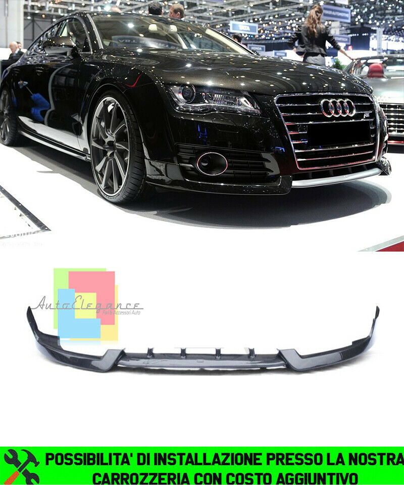 AUDI A7 SPORTBACK 2010-2014 SPOILER ANTERIORE SOTTO PARAURTI SPORTIVO TUNING AUTOELEGANCERICAMBI