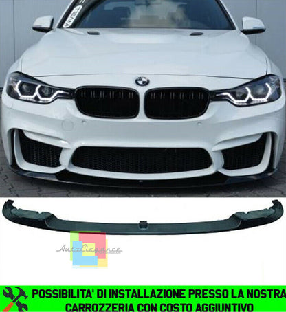 BMW SERIE 3 F30 F31 SPOILER SOTTO PARAURTI ANTERIORE SPORTIVO PARAURTI M4 AUTOELEGANCERICAMBI