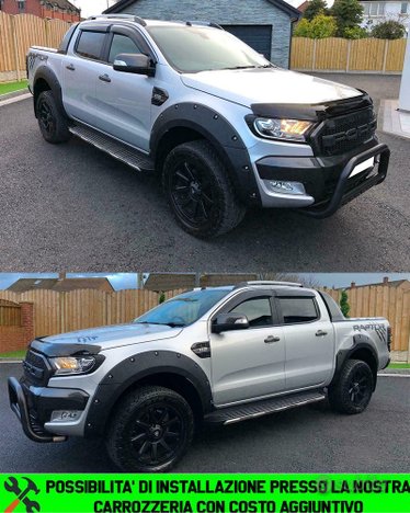 FORD RANGER 2016+ SPOILER PARAFANGHI ALLARGATI