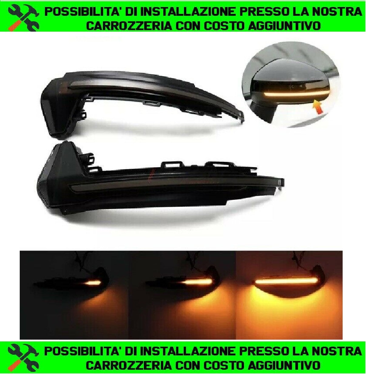 AUDI A1 2011-2017 DYNAMIC INDICATORS S1 LINE SLIDING INDICATORS 