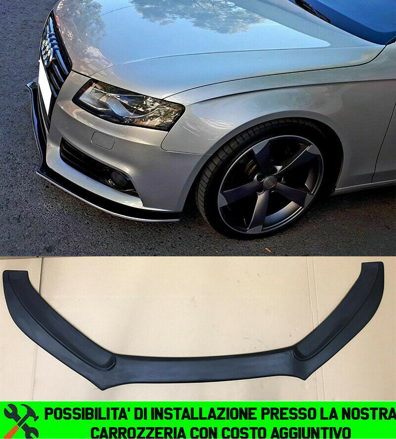 UNDER BUMPER AUDI A4 8K B8 AVANT SALOON 2007-2012 FRONT SPLITTER RS4 S4