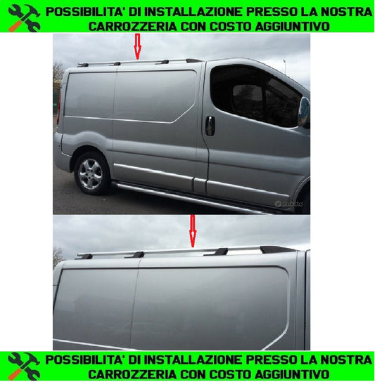 OPEL VIVARO 2002-2014 PASSO CORTO BARRE SUL TETTO