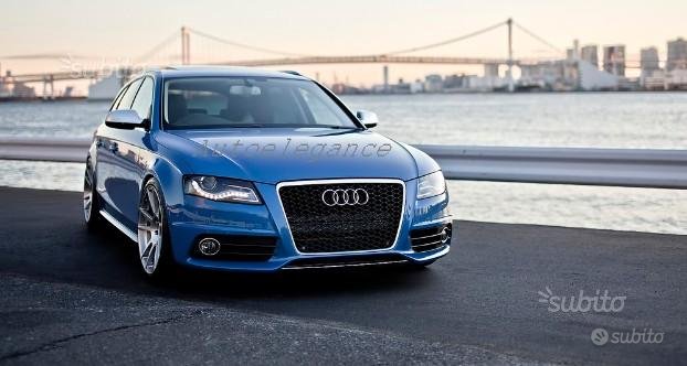 0046 AUDI A4 B8 8K AVANT BERLIN MINIGONNE LATERALI SOTTO PORTA LOOK SLINE S4 RS AUTOELEGANCERICAMBI