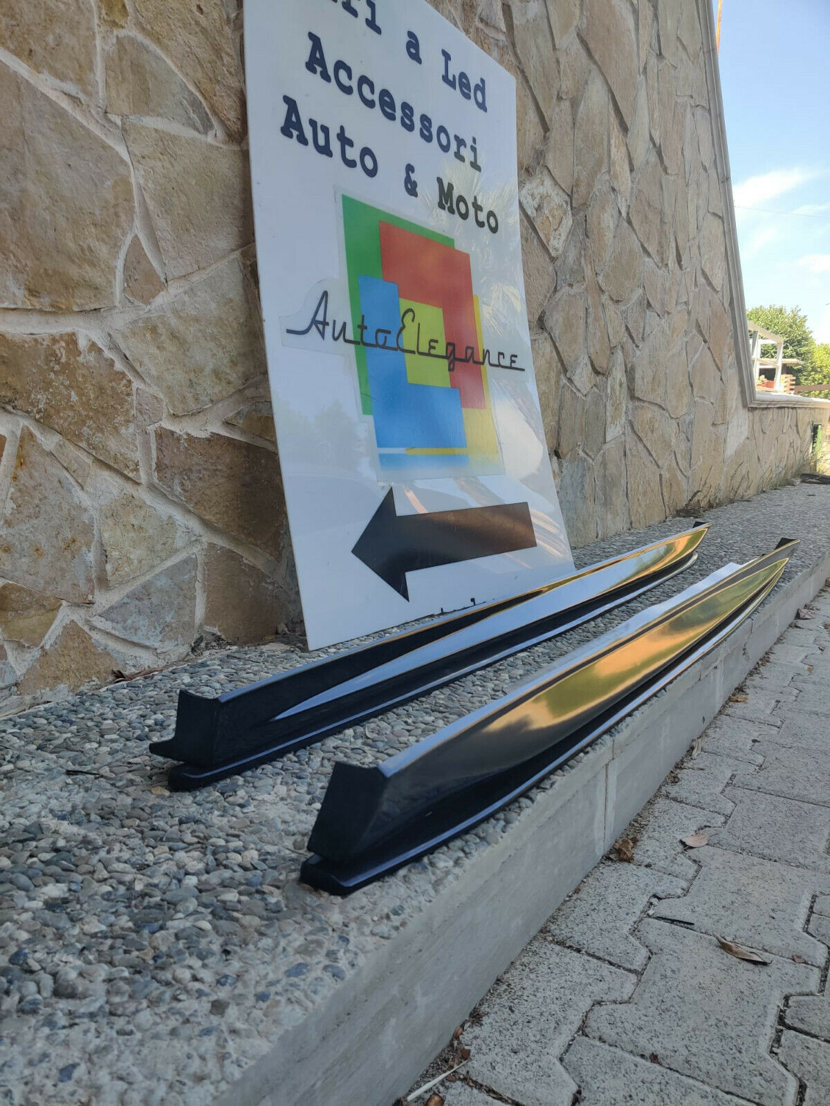 SIDE SKIRTS + FLAPS UNDER SKIRTS FOR AUDI A3 8P SPORTBACK ABS