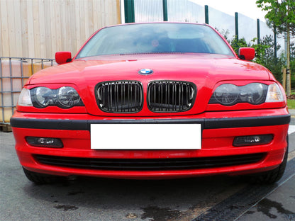 BMW 3 SERIES E46 SEDAN SW 1998-2001 FRONT GRILLES GLOSS BLACK