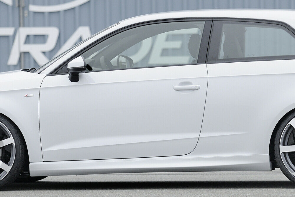 MINIGONNE LATERALI AUDI A3 8V SPORTBACK 2012-2016 3 PORTE SPOILER SOTTO PORTA -