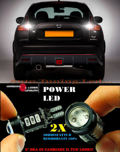 NISSAN JUKE 6000K LED REVERSING LIGHTS T15 W16W CANBUS NO ERROR