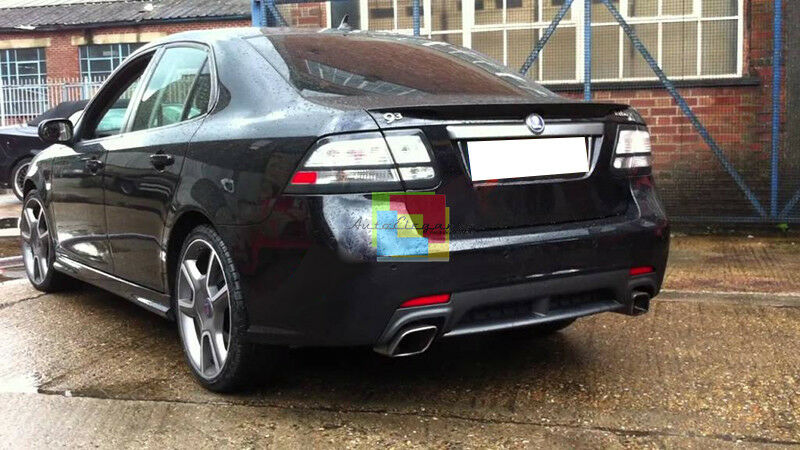 DIFFUSER FOR SAAB 93 9-3 FROM 2008+ REAR UNDER BUMPER TURBO X LOOK -