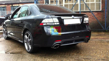 DIFFUSER FOR SAAB 93 9-3 FROM 2008+ REAR UNDER BUMPER TURBO X LOOK -