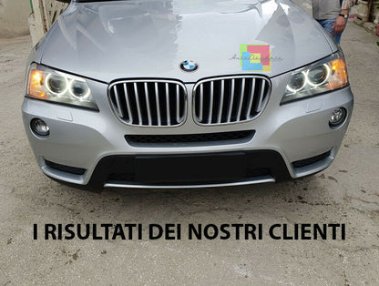 COVER GRIGLIA ANTERIORE BMW X3 F25 2010-2014 LOOK RESTYLING M 14 PEZZI .-. AUTOELEGANCERICAMBI