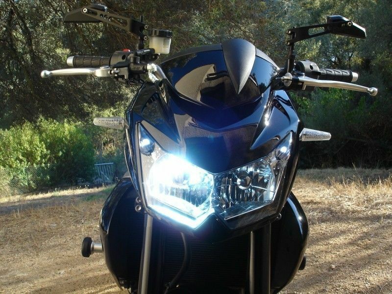 KAWASAKI Z750 Z1000 POSITION LIGHTS + XENON KIT H7 LED T10 SMD WHITE LOW BEAM