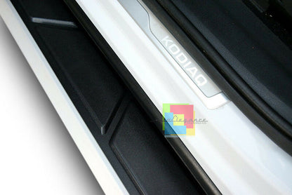PEDANE LATERALI TOP QUALITA' PER SKODA KODIAQ 2016 IN POI SOTTOPORTA ANTISCIVOLO