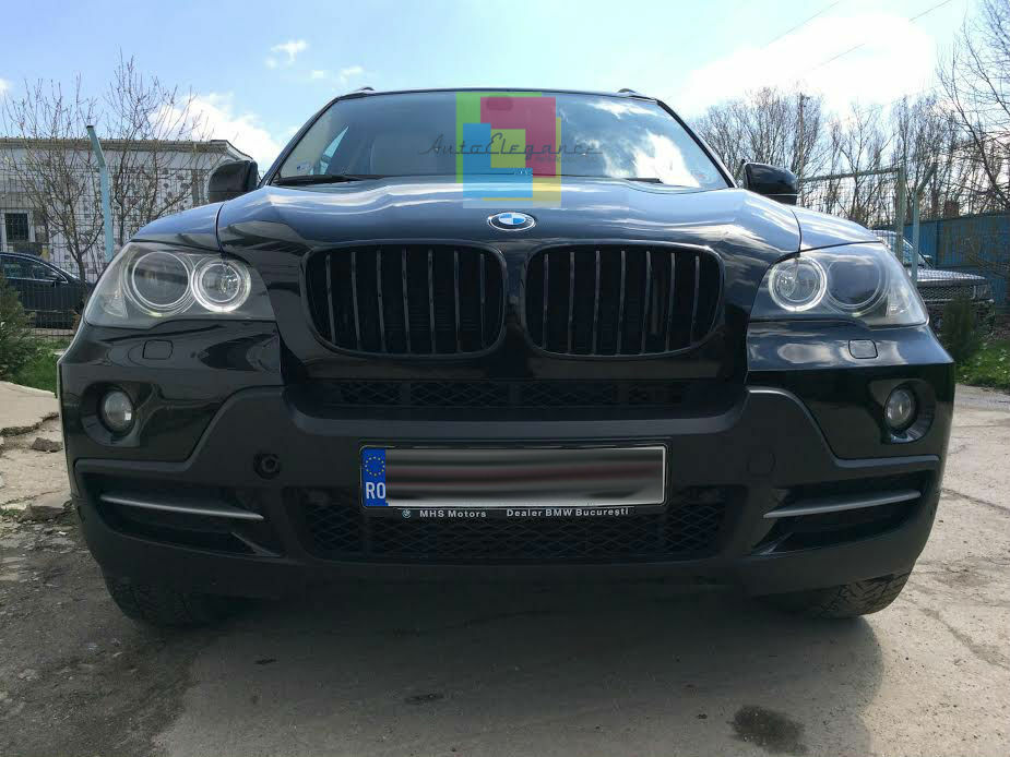 GRIGLIA ANTERIORE CALANDRA NERA LOOK M PER BMW X5 E70 2006-2014