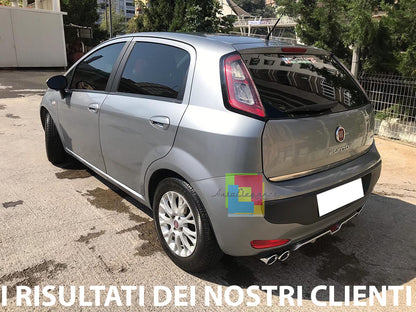 FIAT PUNTO / PUNTO EVO DIFFUSORE SOTTO PARAURTI DIFFUSORE 4 SCARICHI ABS -