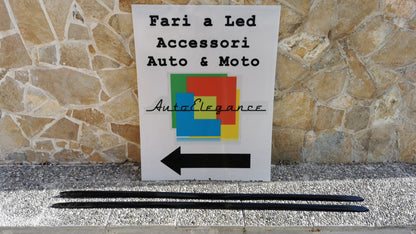 MINIGONNE LATERALI AUDI A5 COUPE SPORTBACK SLINE S5 RS5 ABS NERO LUCIDO