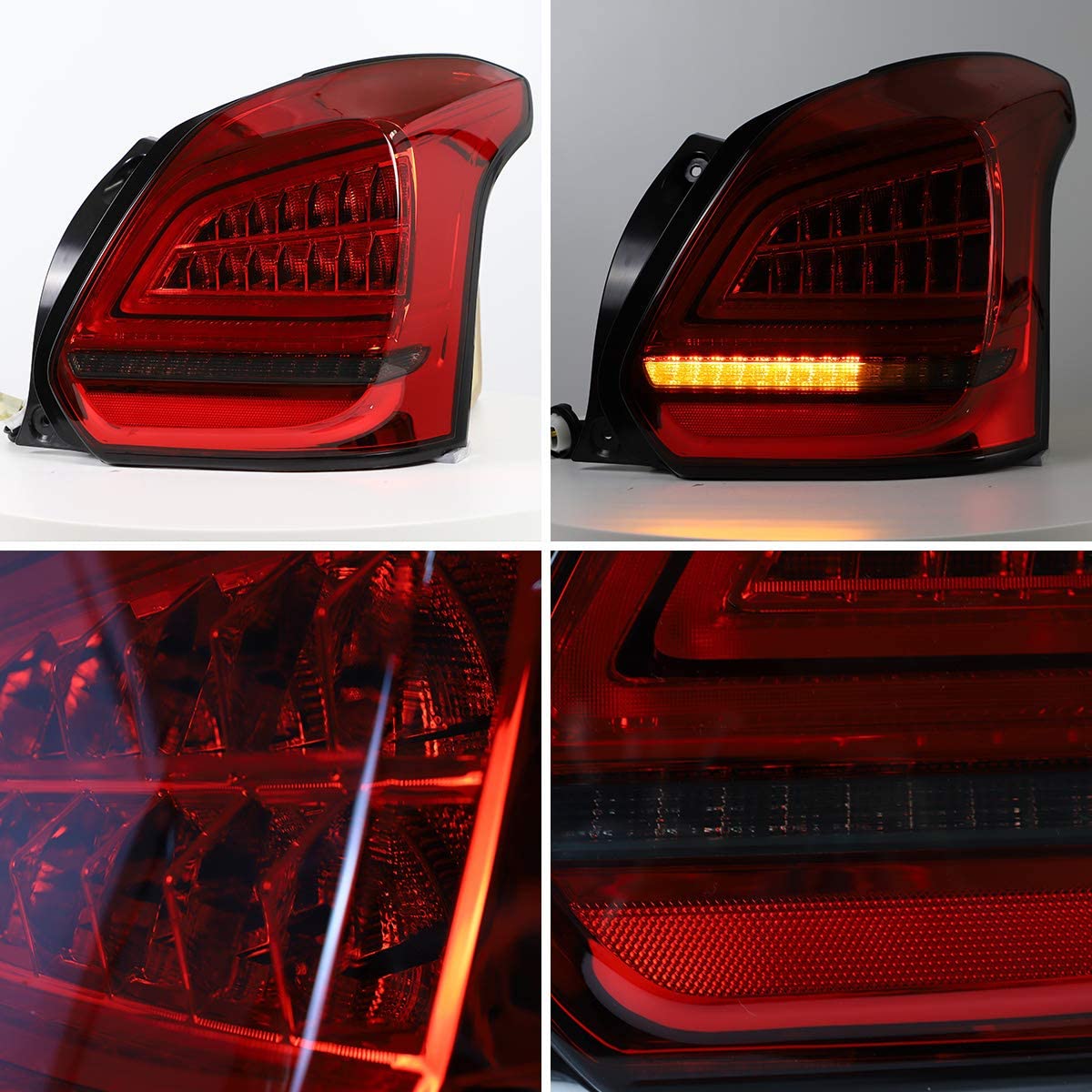 SUZUKI SWIFT V 2018+ FULL LED RED REAR LIGHTS DYNAMIC INDICATORS