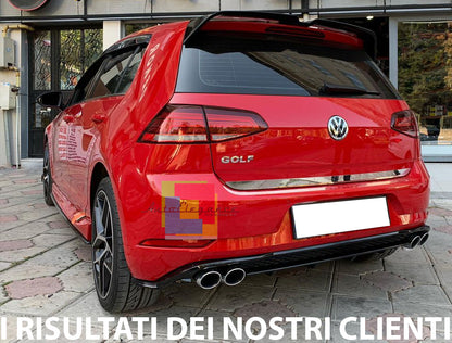 DIFFUSORE SOTTO PARAURTI VW GOLF VII 7.5 2017+ ESTRATTORE POSTERIORE RLINE .-.