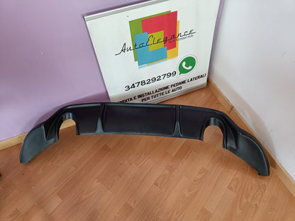 SEAT LEON KL 2019+ SPOILER FR POSTERIORE SOTTO PARAURTI DIFFUSORE 1+1 ABS 0203
