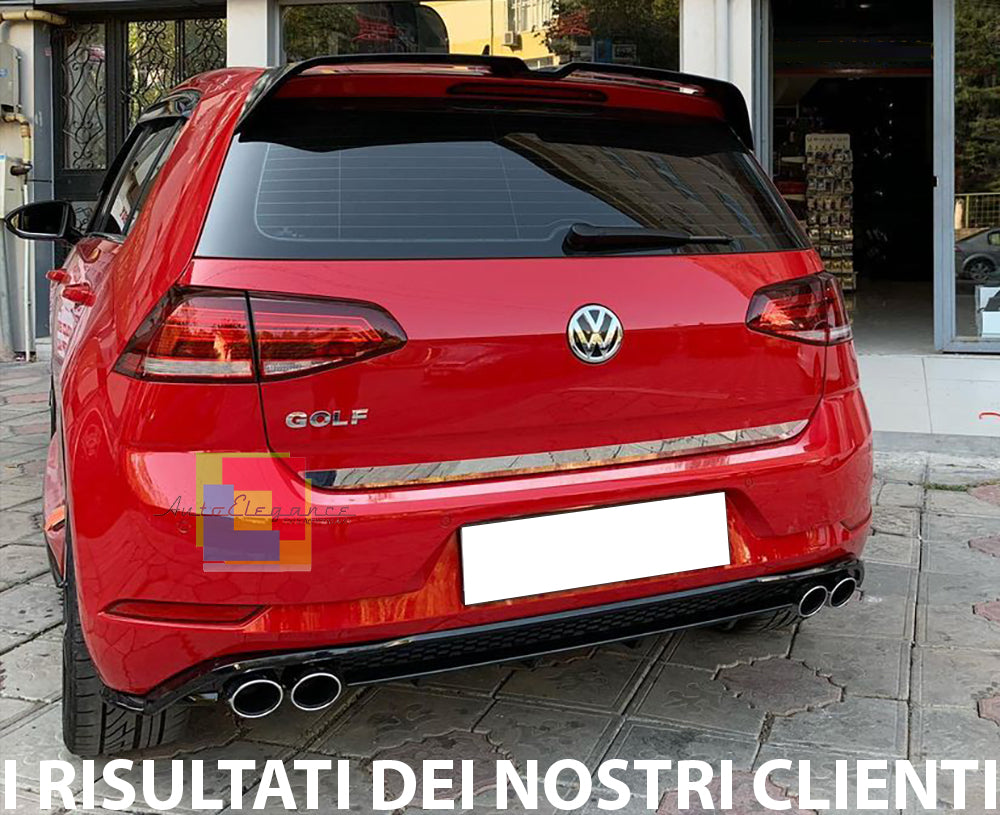 VW GOLF 7.5 VII 2016-2020 SPOILER SUL TETTO POSTERIORE LOOK RLINE TUNING