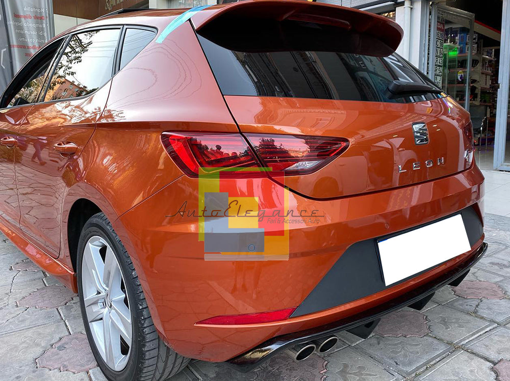 SEAT LEON 5F MK3 RESTYLING 2017+ SOTTO PARAURTI POSTERE ABS DIFFUSORE CUPRA