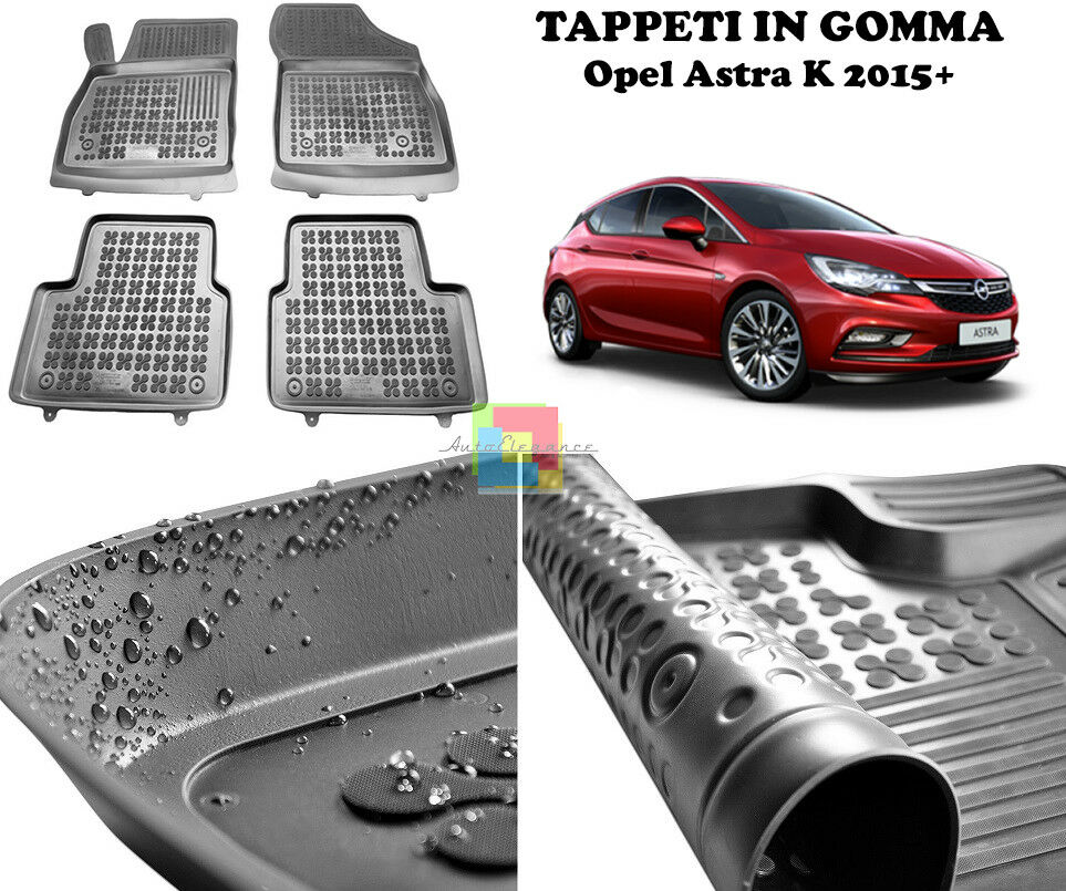 OPEL ASTRA K 2015 IN POI TAPPETINI AUTO GOMMA - TAPPETI TOP QUALITA -1-