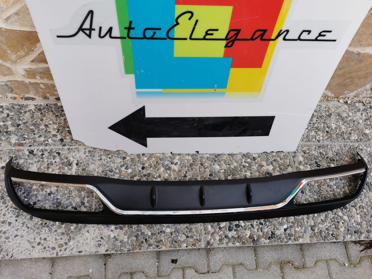 SOTTO PARAURTI MERCEDES C W205 STANDARD DIFFUSORE POSTERIORE AMG & TERMINALI