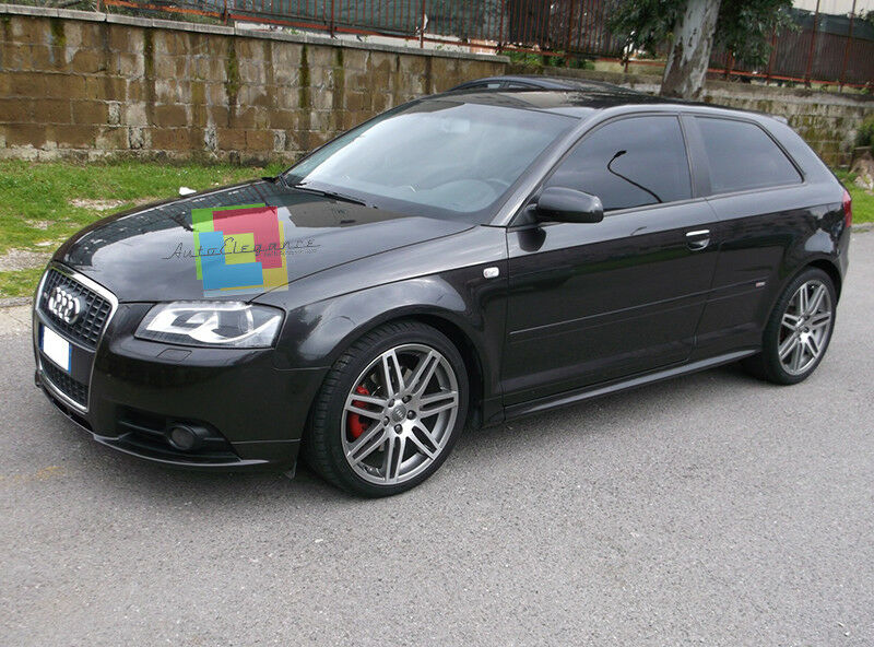 LOOK S-LINE S3 - MINIGONNE LATERALI AUDI A3 8P 2003-2012 SOLO PER 3 PORTE