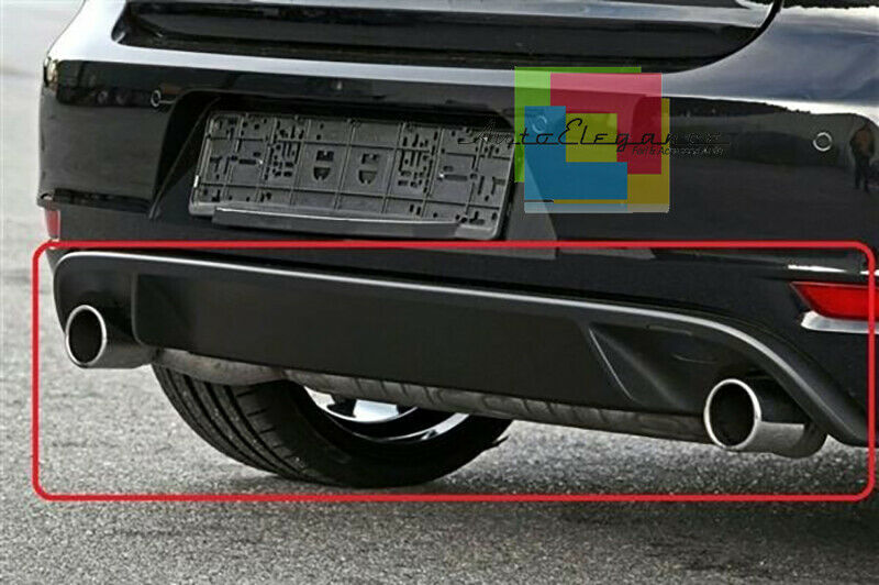 UNDER BUMPER SPOILER VW GOLF 6 VI 2008-2012 REAR DIFFUSER GTI ABS .-
