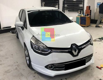 RENAULT CLIO 4 2012-2015 ABS FRONT BUMPER BLADE SPLITTER LOOK RS