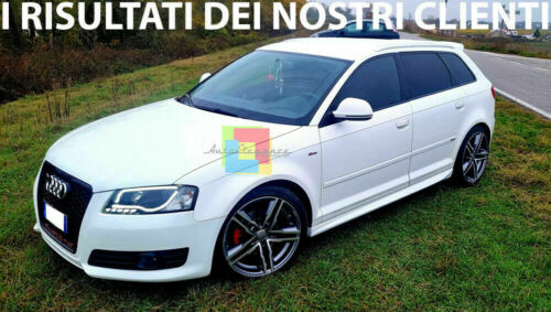SIDE SKIRTS AUDI A3 8P 2005-2012 SPORTBACK LOOK SLINE UNDER DOOR ABS 