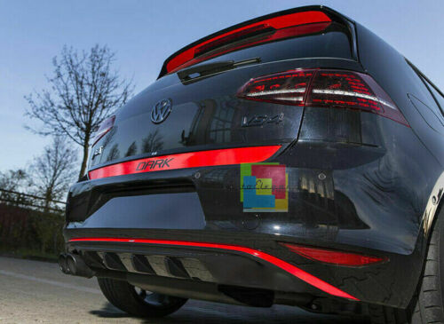 REAR BUMPER DIFFUSER VW GOLF 7 2012-2016 IN ABS TUNING DOUBLE LEFT 