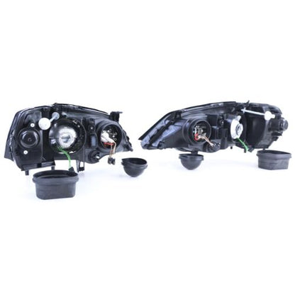 Xenon Headlights D2S H7 Black Right Left for Opel Astra G 97-04