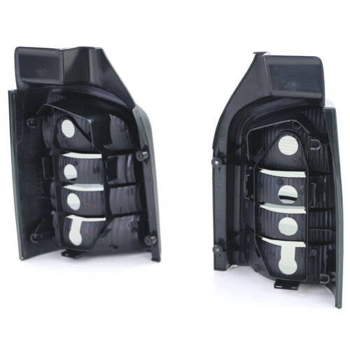 Coppia fanali posteriori in vetro trasparente nero fumé per VW Bus T5 03-09 con portellone AUTOELEGANCERICAMBI