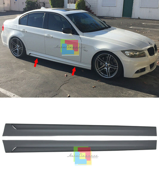 MINIGONNE LATERALI BMW SERIE 3 E90 E91 2004-2012 SPOILER SOTTO PORTA