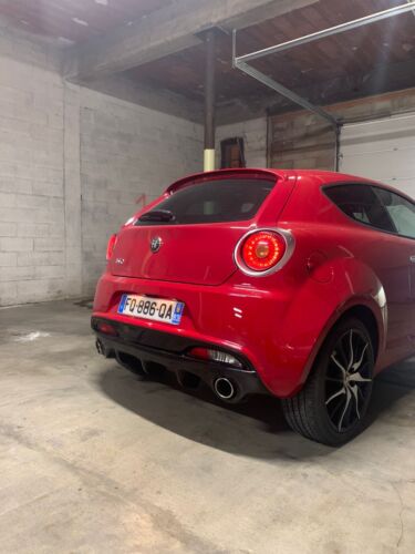 DIFFUSER FOR ALFA ROMEO MITO UNDER REAR BUMPER DAM GLOSSY BLACK SPORT