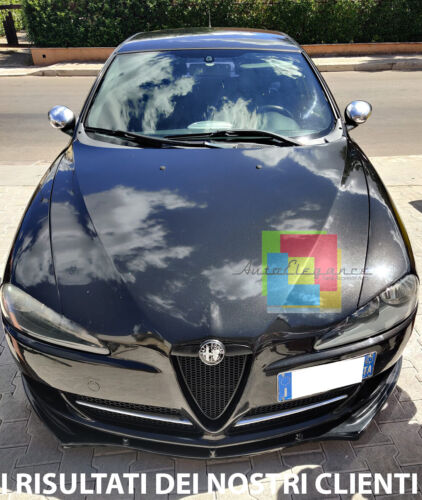 ALFA ROMEO 147 05-10 LIFT SPLITTER SPOILER SOTTO PARAURTI ANTERIORE ABS - NERO - AUTOELEGANCERICAMBI