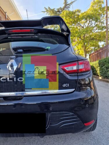 RENAULT CLIO 4 MKIV 2012-2019 SPOILER POSTERIORE TETTO LOOK SPORTIVO RS ALETTONE