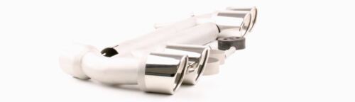 Conversione scarico sportivo 4 tubi look sportivo acciaio inox adatto per BMW F30 F31 da 11 AUTOELEGANCERICAMBI