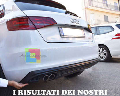 AUDI A3 8V SPORTBACK 2012-2015 SOTTO PARAURTI POSTERIORE DIFFUSORE SLINE -.1 AUTOELEGANCERICAMBI