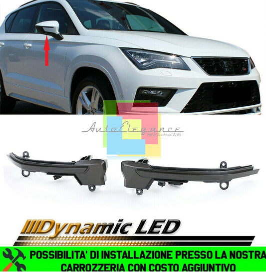 SEAT ATECA 2016+ FRECCE LED DINAMICHE PER SPECCHI LATERALI SCORREVOLI