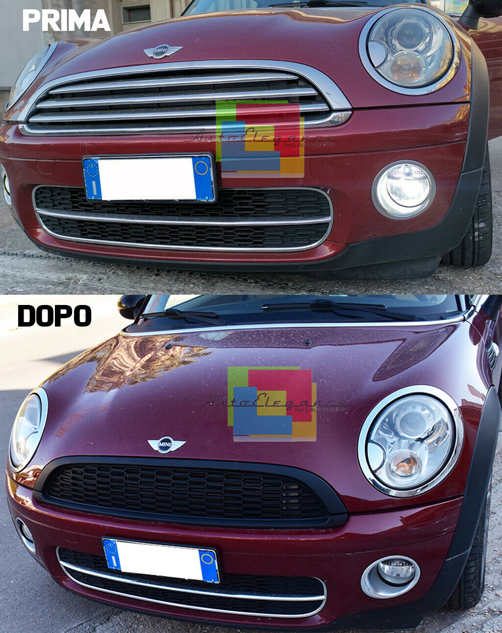 FRONT SPORT GRILLE MINI COOPER R55 R56 R57 R58 2006-2013 BLACK HONEYCOMB -.