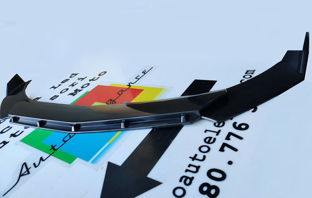 AUDI A5 2012-2015 LIFT SPLITTER PARAURTI ANTERIORE NERO LUCIDO LOOK RS AUTOELEGANCERICAMBI