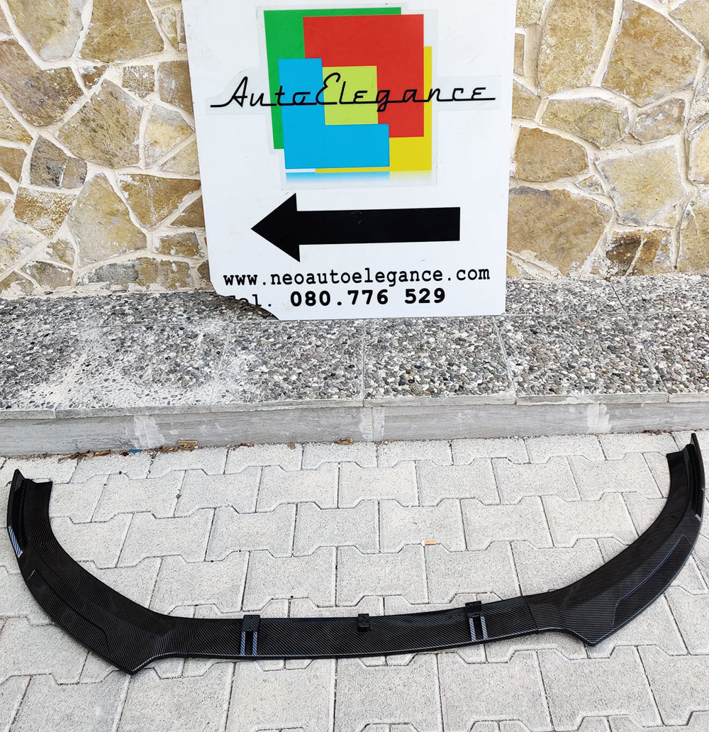 SPLITTER SOTTO PARAURTI AUDI A3 8V SLINE ABS CARBONIO LOOK SPOILER RS3