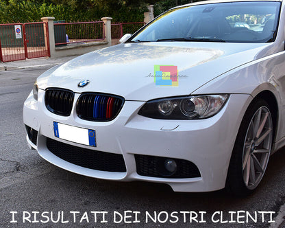 GRIGLIA ANTERIORE DOPPIA FASCIA 3 COLORI M PER BMW SERIE 3 E92 E93 2006-2009