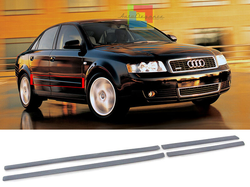 SET 4 PZ MODANATURE LATERALI PER AUDI A4 B6 8E 00-04 AVANT + BERLINA