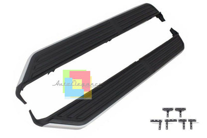 LAND ROVER DISCOVERY 3 / 4  PEDANE SOTTO PORTA LATERALI IN ALLUMINIO & ABS