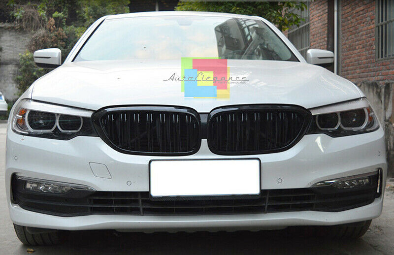 GRIGLIE ANTERIORI DOPPIA FASCIA M MASCHERINE PER BMW SERIE 5 G30 G31 2017+ .-