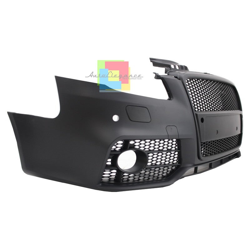 AUDI A4 B7 2004-2007 PARAURTI ANTERIORE COMPLETO + GRIGLIA ANTERIORE LOOK RS4 AUTOELEGANCERICAMBI