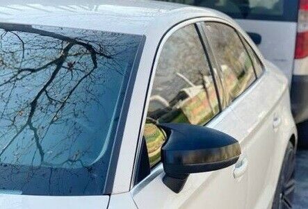 CALOTTE ADESIVE SPECCHI AUDI A3 8V 2012+ SPECCHIETTI RETROVISORI NERO LUCIDO AUTOELEGANCERICAMBI